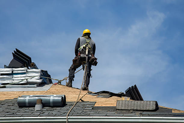 Professional Roof Replacement technician working in Mount Morris, MI